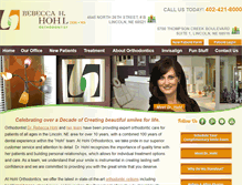 Tablet Screenshot of hohlorthodontics.com
